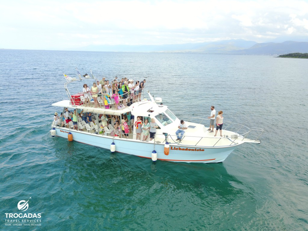 Lichadonisia Summer Cruise Trogadas Travel From Pefki Edipsos boat